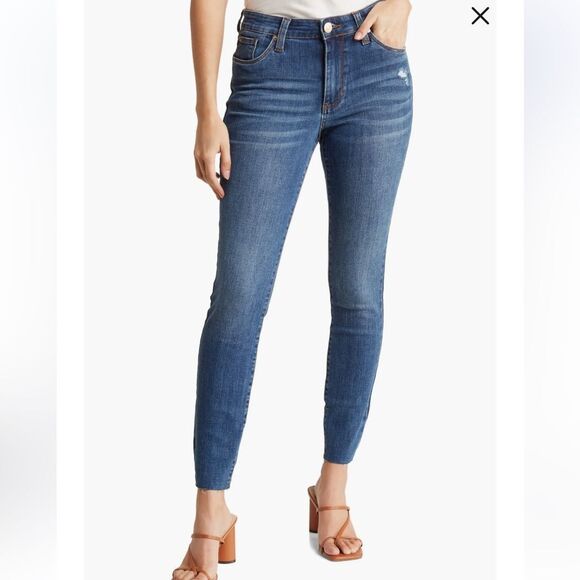 STS Blue Women’s Ellie High‎ Rise Finished Hem Ankle Skinny Jean Size 31 - Picture 1 of 15